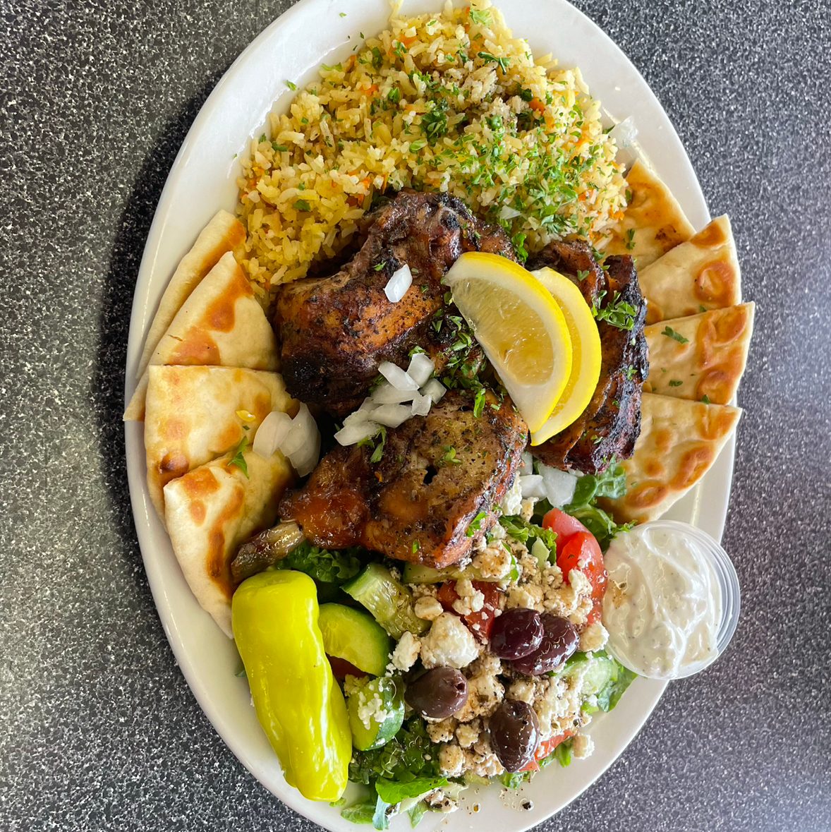 Chicken Souvla.