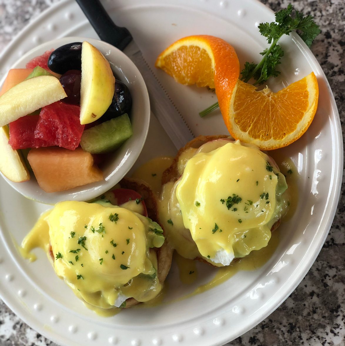 Eggs Benedict.